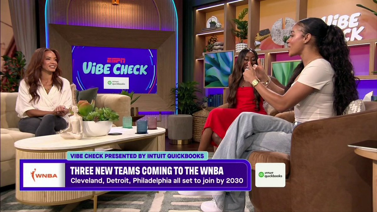 "What it should result in is more money for the players." Andraya Carter on how the three new WNBA expansion teams will grow the league and potentially boost player pay 💰🏀