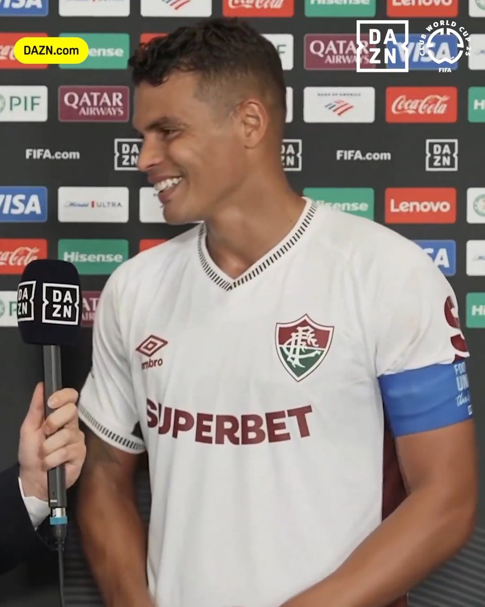 Thiago Silva ❤️🖤 Milan Il brasiliano batte l’Inter: “Nella mia testa era un derby” 🔥 Poi svela: “Ho sentito Allegri” 📞 🎤 Alessio De Giuseppe #ThiagoSilva #FIFACWC #DAZN