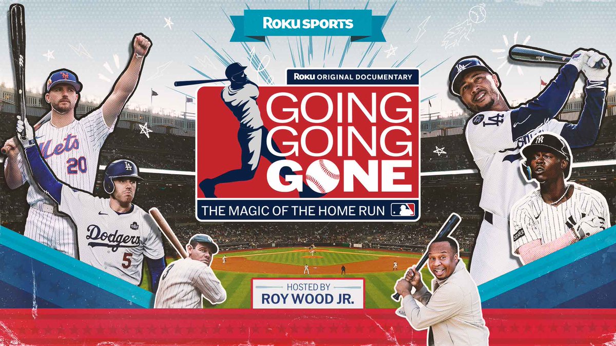 Comedian Roy Wood Jr. loves home runs so much he helped turn it into entire documentary ⚾️ Watch the trailer for Going, Going, Gone: The Magic of the Home Run below. Stream it free on Roku July 6