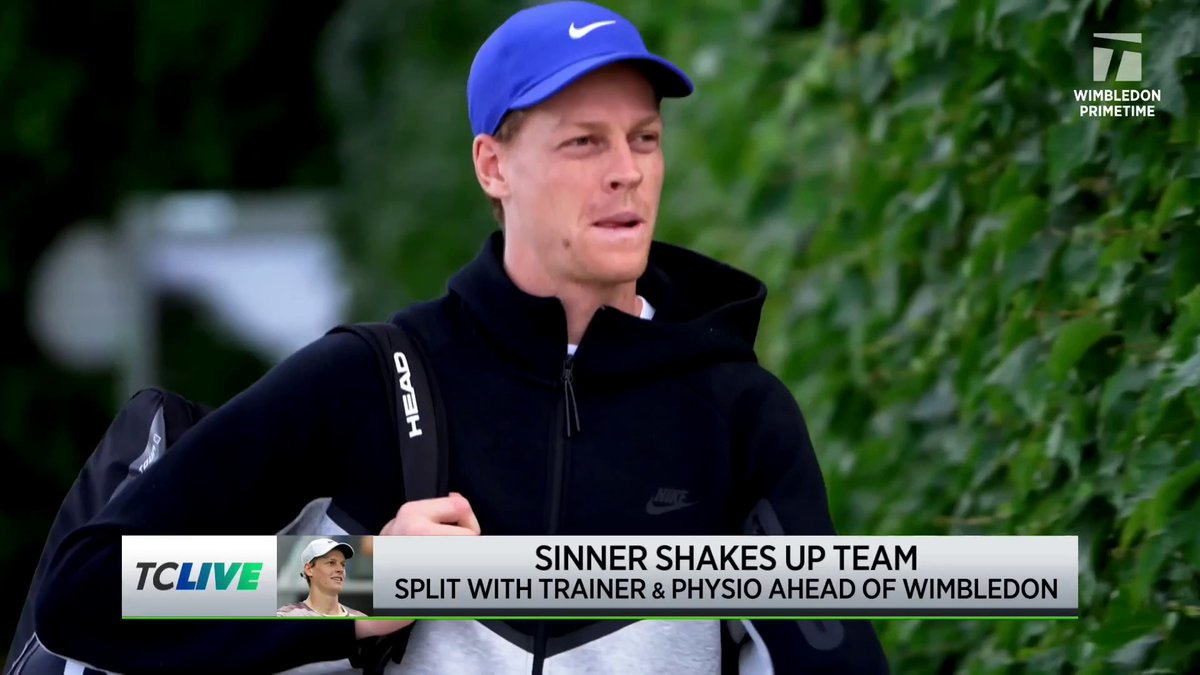 Jannik Sinner splits with trainer and physio ahead of Wimbledon 🔀 Big deal or no big deal? 🤔