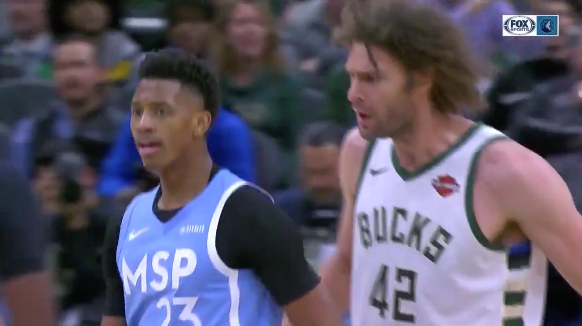 Throwback to Robin Lopez chasing Jarrett Culver down the court after getting dunked on 😭
