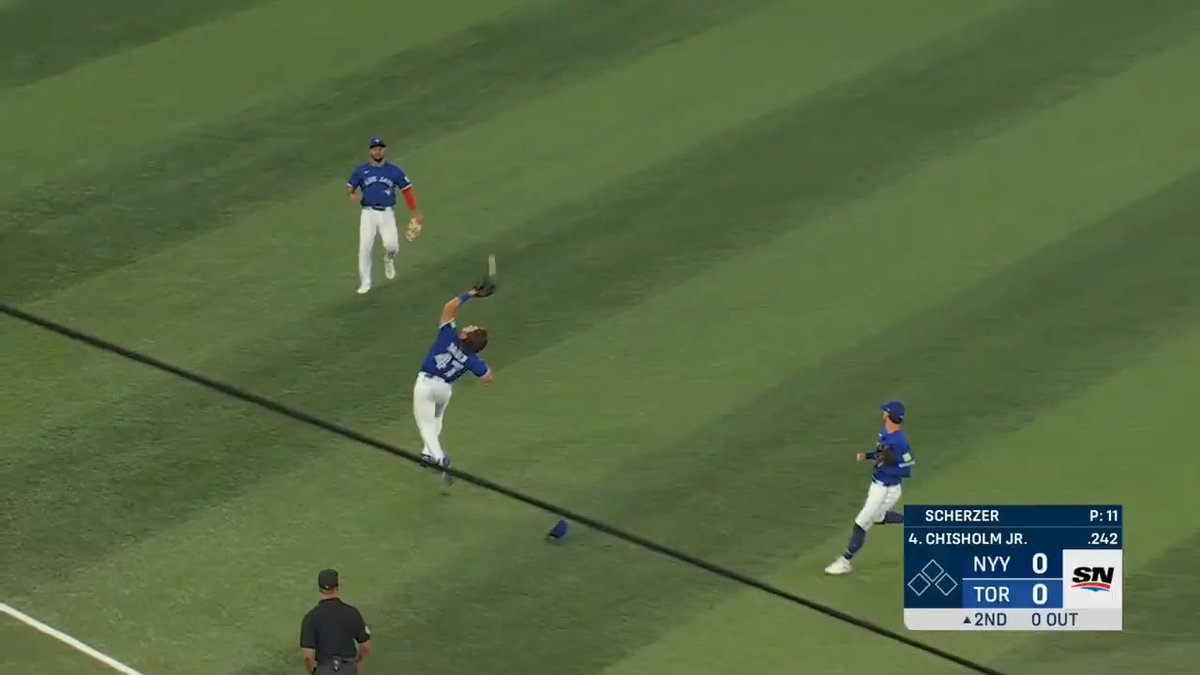 Addison Barger. IN LEFT FIELD.
