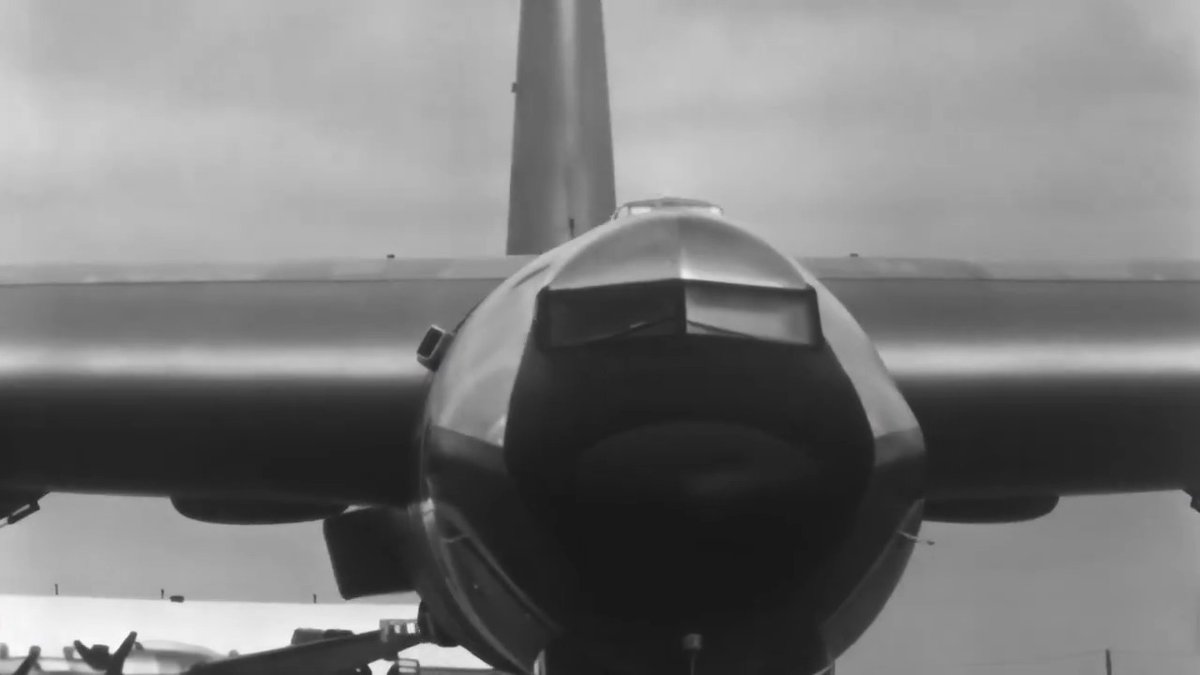 Here's an interesting clip from a 1956 news story documenting that Convair was testing a nuclear reactor onboard this NB-36H at Carswell AFB. It is the only aircraft "known" to carry a nuclear reactor. Convair claimed it was only testing it's effect on flight instruments.👀