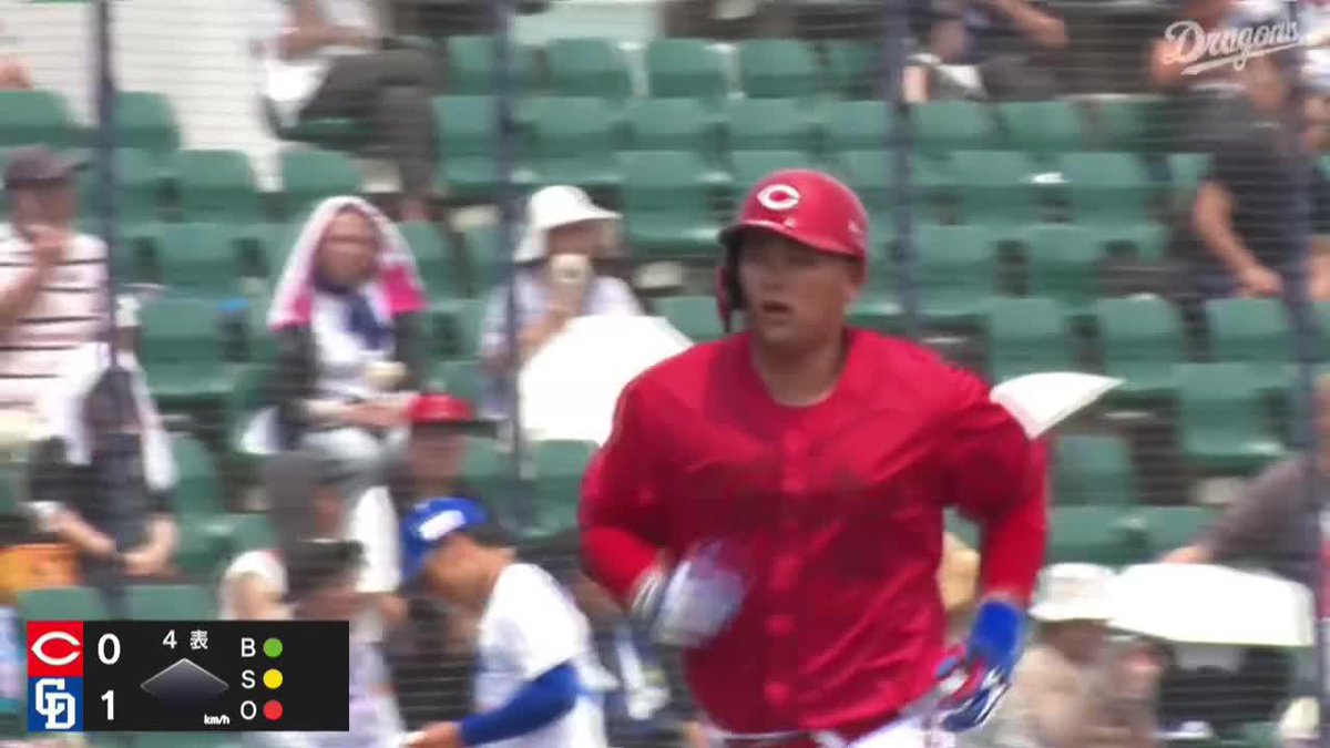 ロマンしかない 打球はバックスクリーンを直撃 林晃汰 第7号ソロホームラン ⚾プロ野球 ファーム(2025/7/1) 🆚中日×広島 📱Live on DAZN #オレをみろ #イージースポーツ #carp