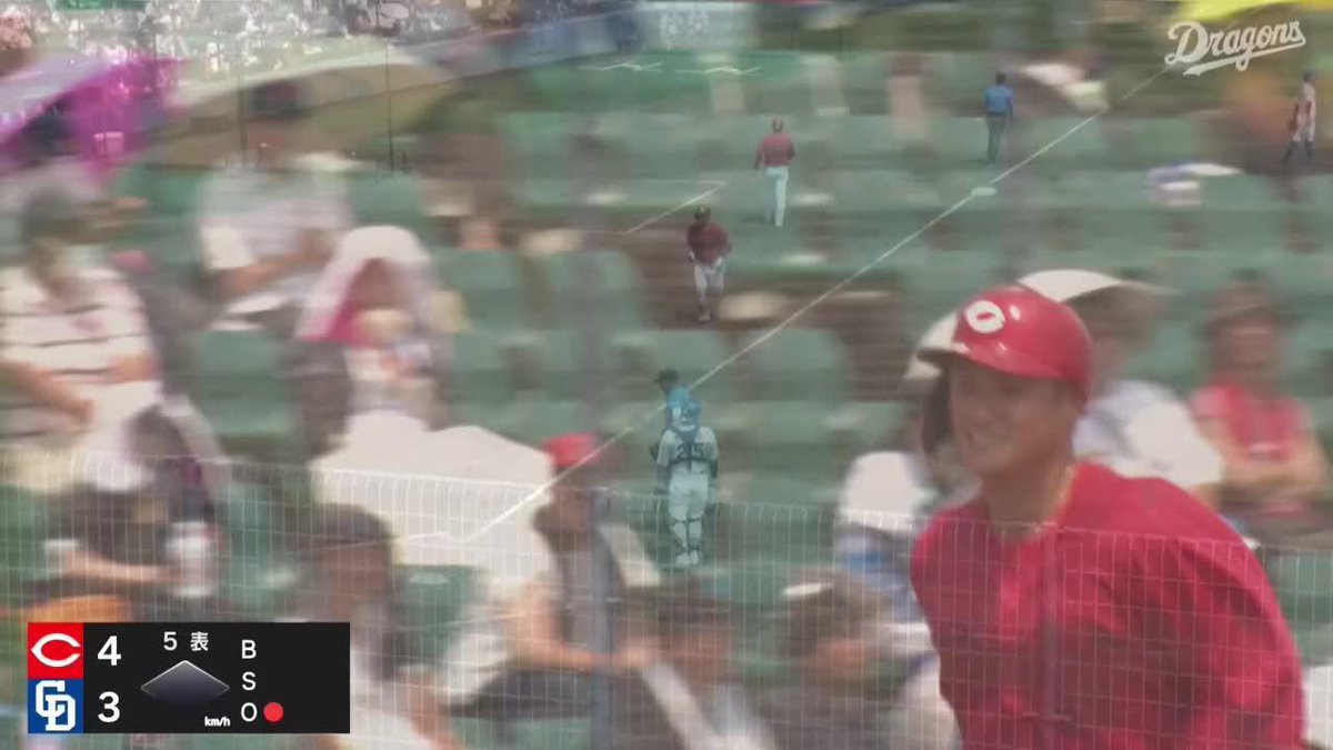 期待の若鯉🎏 高卒4年目のスラッガー 田村俊介 逆方向へ技アリのホームラン ⚾プロ野球 ファーム(2025/7/1) 🆚中日×広島 📱Live on DAZN #オレをみろ #イージースポーツ #carp