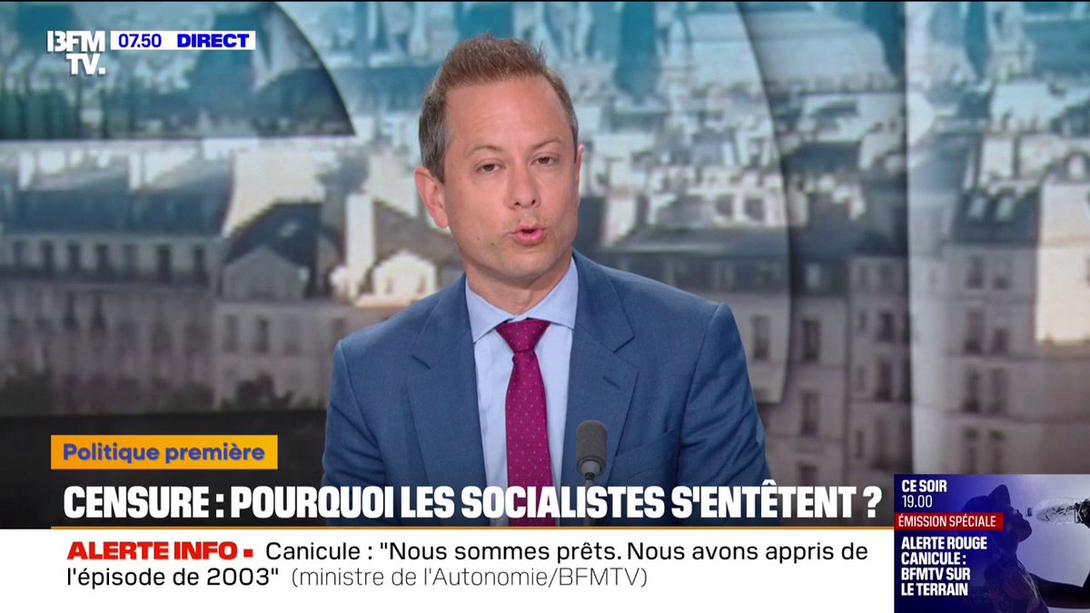 Motion de censure: "Les députés socialistes font leur retour dans l'opposition frontale à François Bayrou" L'édito de Guillaume Daret