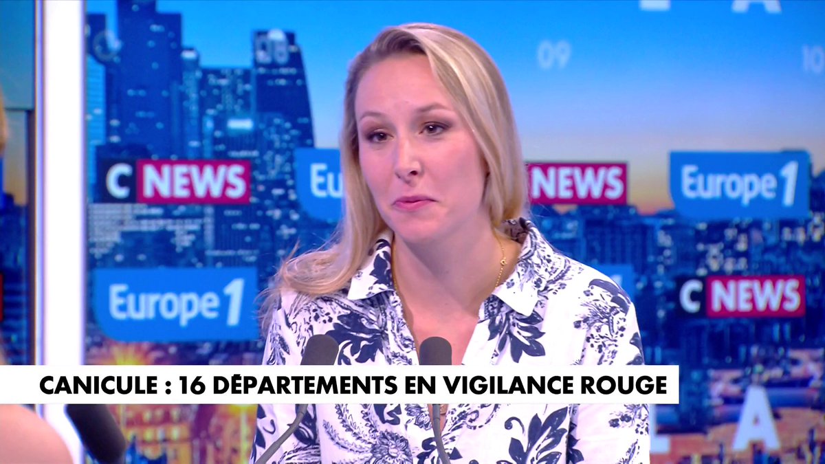 «On a le sentiment que rien ne marche en France, pas même la gestion de la climatisation», ironise Marion Maréchal, dans #LaMatinale