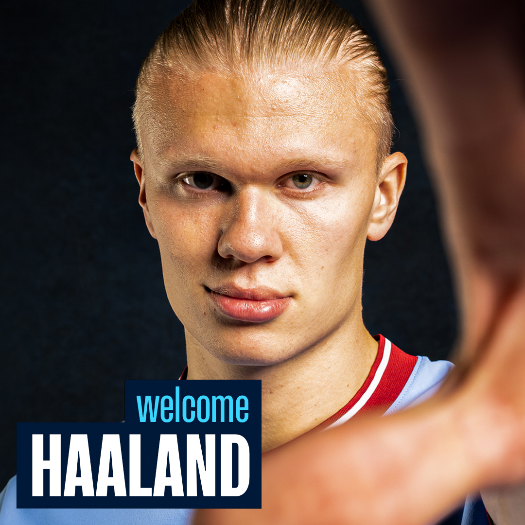 Three years ago, today: Erling Haaland officially became a #ManCity player. 🩵