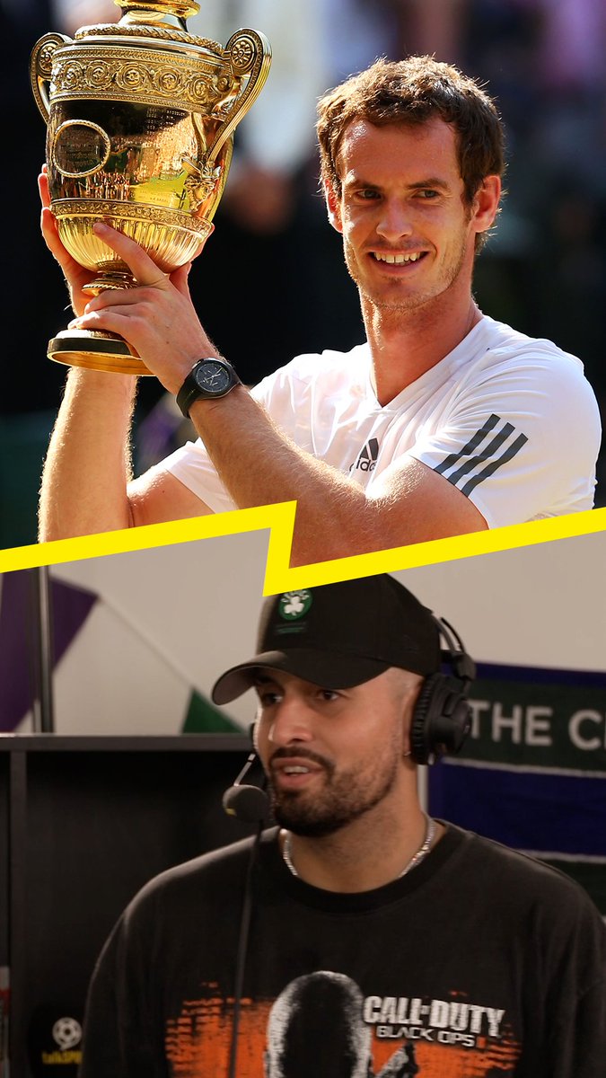 👏 “He’s probably one of the best tennis players to ever play the game.” 🐐 “Without Novak, Federer & Nadal, he’d be the greatest of all time!” Nicholas Kyrgios speaks highly on tennis legend @Andy_Murray’s career 🎾