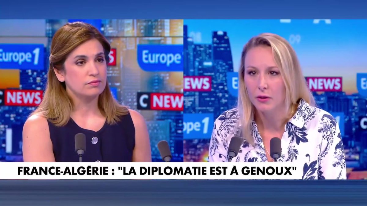 "On a des députés comme Rima Hassan qui sont des Français de papier (...) je ne sais pas ce que Rima Hassan a de Français à part la carte d'identité" déclare Marion Maréchal #LaGrandeITW #Europe1