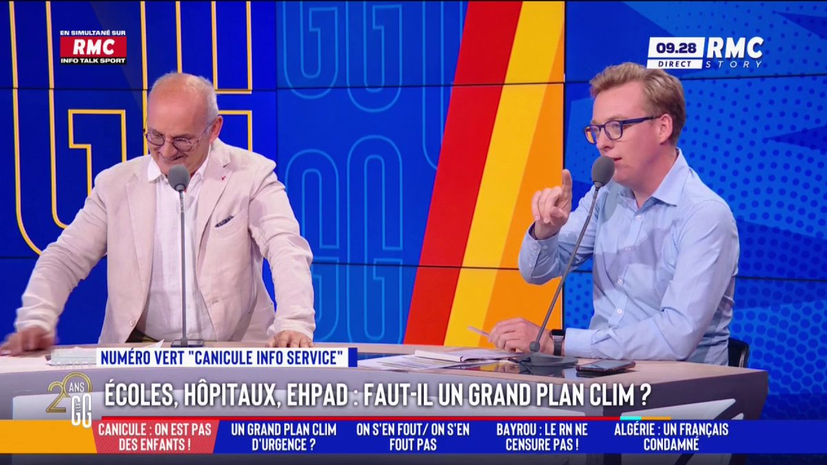 📲 Les GG tentent d'appeler le numéro vert pour la prévention contre la canicule 🗣️ Olivier Truchot : "Le temps qu'ils répondent, t'es déjà mort de chaud." 🗣️ Antoine Diers : "Il faisait trop chaud dans le bureau du numéro vert, ils ont décidé de pas venir." #GGRMC