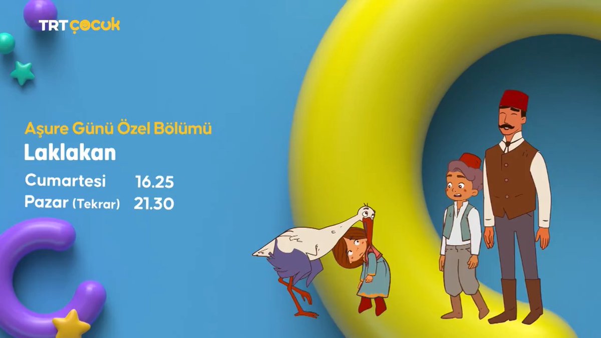 "Ne eksik ne fazla tam kararında Aşure gibiyiz tam kıvamında Kaynaşınca bütün bu eşsiz lezzetler Yeryüzünün en güzel sofrasında" Laklakan, "Aşure Günü" özel bölümüyle 5 Temmuz Cumartesi TRT Çocuk'ta. ⏰ 16.25