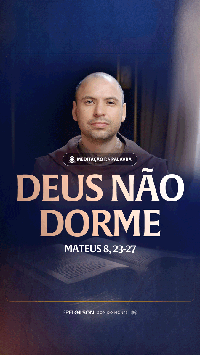 Deus não dorme | (Mateus 8, 23-27) #2393 Passagens Complementares: Salmos 120,4 Mateus 6,25-26 Isaías 40,28 Provérbios 15,3