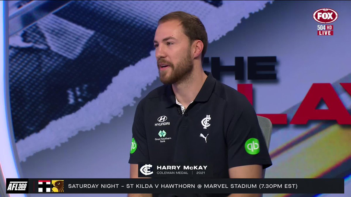 "As a player and being a big club, there's always hypotheticals ..." Harry McKay was asked about the possibility of change at Carlton.