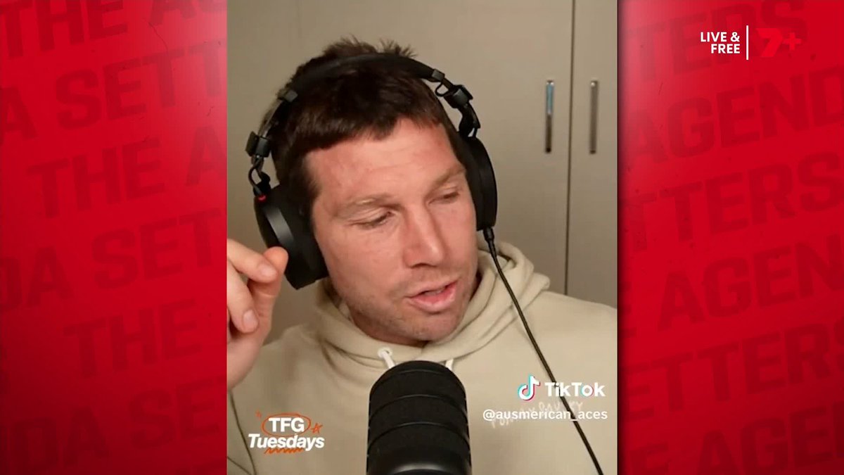 "I wore metal studs in the first half." 🗣️ Toby Greene on dealing with the SCG surface via the Ausmerican Aces podcast