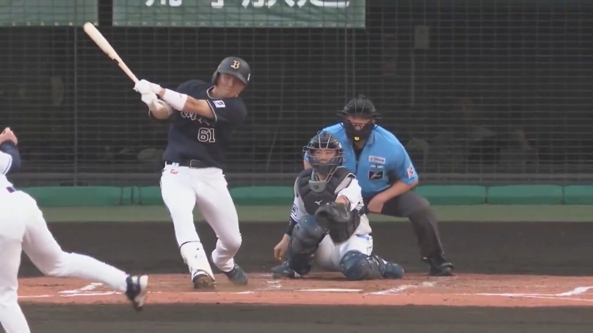今季初打席で結果を出す🔥 オリックス 茶野篤政 選手のヒットで１軍定着へアピール‼️ 👇ライブ配信はこちら