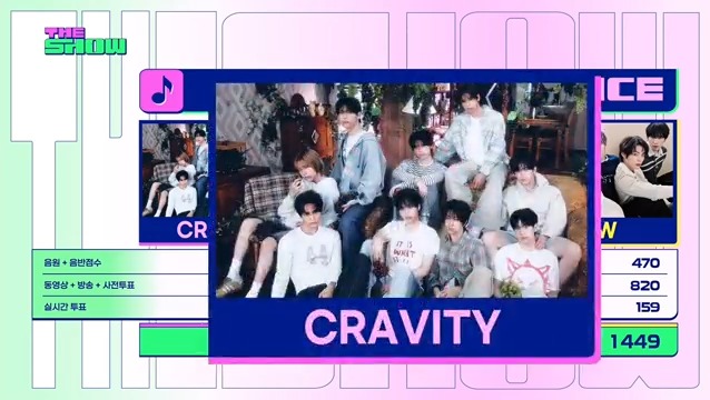 🏆 CRAVITY (CRAVITY) took first place on this week's The Show, earning the first win for “SET NET G0?!” – Congratulations! 🎉 #SETNETG01stWin #CRAVITY6thWin #CRAVITY #크래비티 (250701)