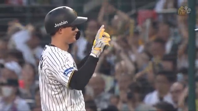 3回裏、森下選手がインコースを振り抜いてレフトタイムリーヒット! #hanshin #虎テレ #阪神タイガース #鼓動を鳴らせ_虎道を進め