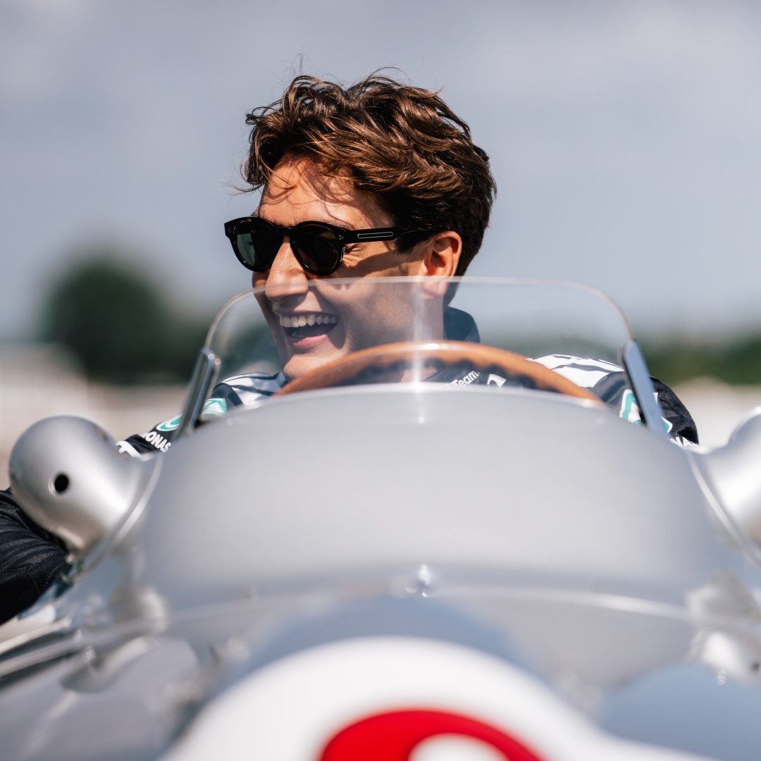 George driving the W196 just looks right 👌 Watch the full video 👇
