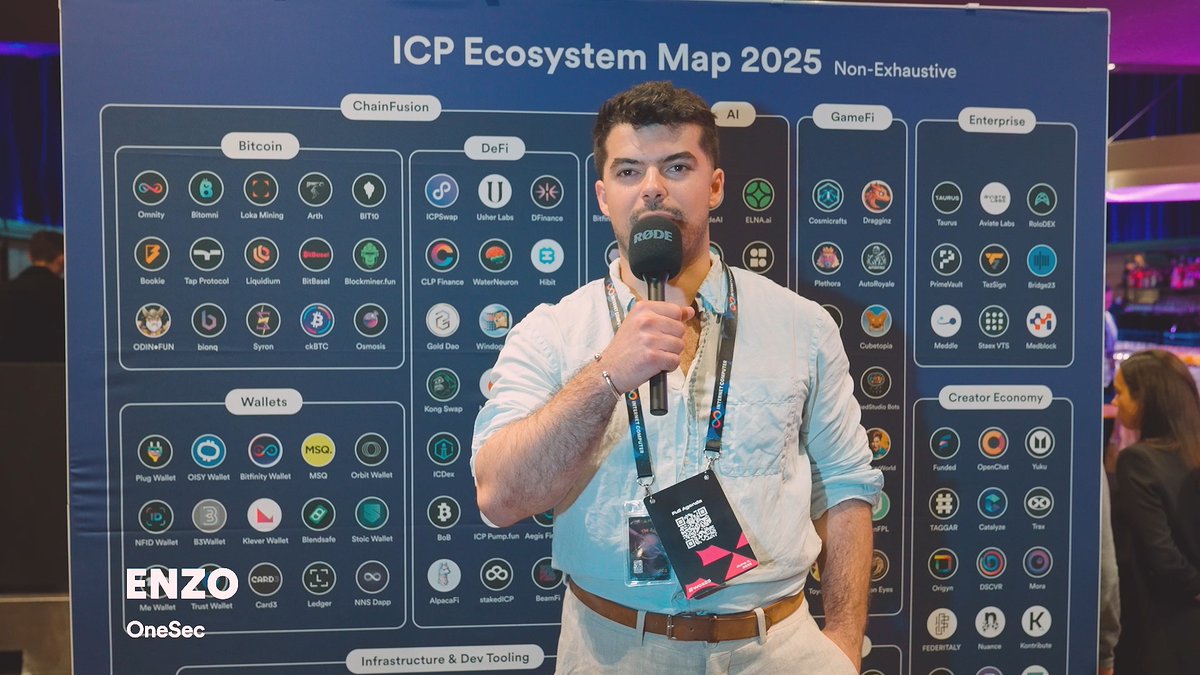 💬 "OneSec is a decentralised message passing bridge. It allows you to bring USDC in and out of ICP with no ckETH." 💬"And Yusan is a lending protocol, making direct use of that bridge, allowing you to lend some Bitcoin and borrow some USDC on another chain." @AOP_DeFi OneSec Yusan WaterNeuron #WCS25