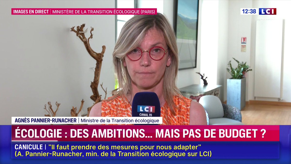 "Il y a une vraie responsabilité de la part de l'extrême droite et de la part de certains aussi à droite de nous faire mettre le pied sur le frein des politiques de baisse des émissions de gaz à effet de serre et d'adaptation au changement climatique" 🗣️ Agnès Pannier-Runacher 🇫🇷🇪🇺