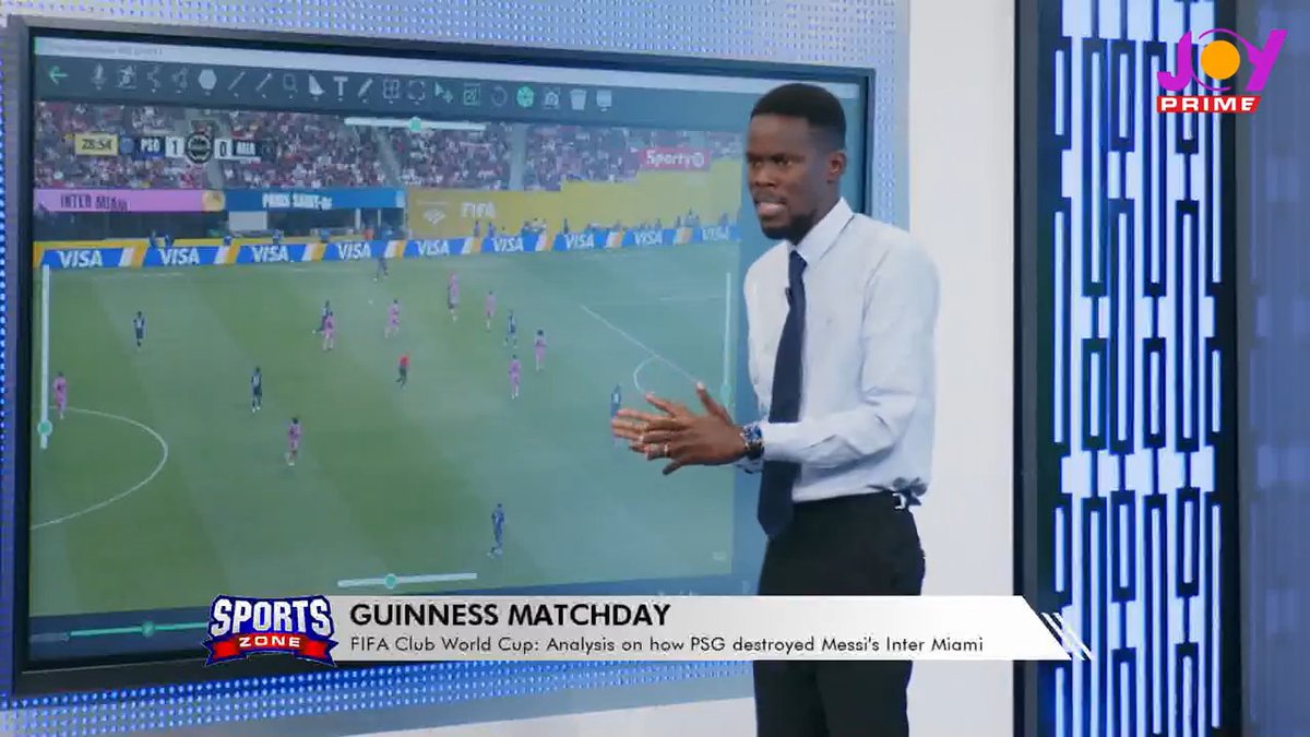 Messi should have been subbed off at halftime against PSG. Maybe during the 2022 World Cup, his Argentine teammates carried him to the title. – Mr. Daniel Koranteng Full show: #SportsZone | #JoySports