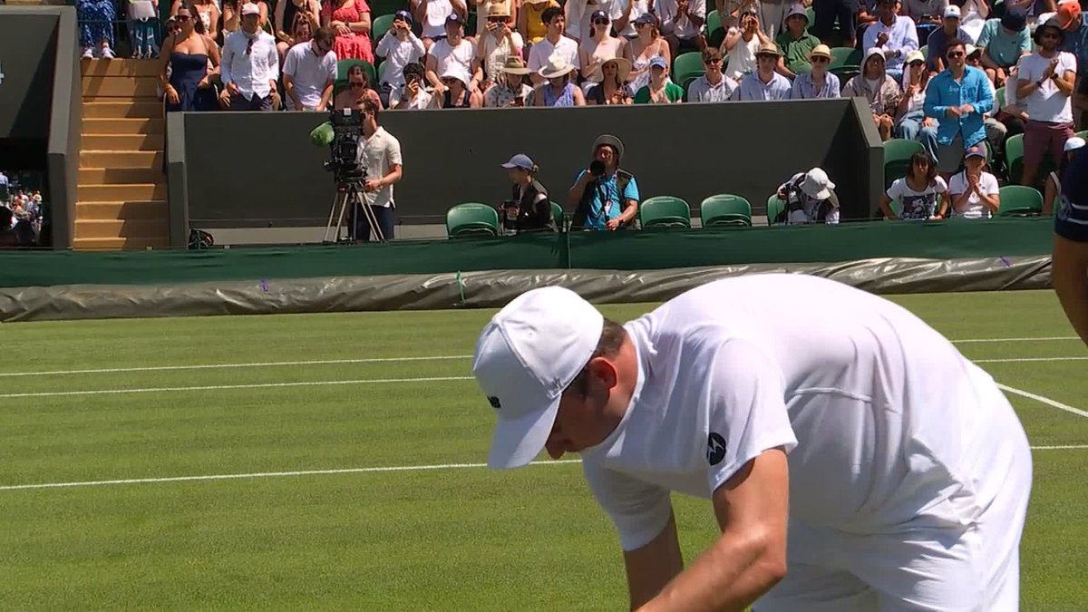 Take off from Tommy 🚀 Tommy Paul defeats Johannus Monday with a defiant 6-4, 6-4, 6-2 victory to storm into the second round 👏 #Wimbledon