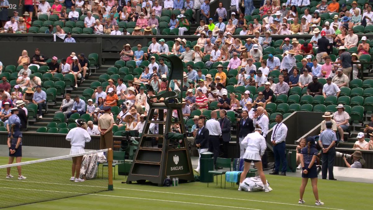Our defending Ladies' Singles Champion steps back onto Centre Court to start her 2025 #Wimbledon campaign 🌱 Barbora Krejcikova vs Alexandra Eala