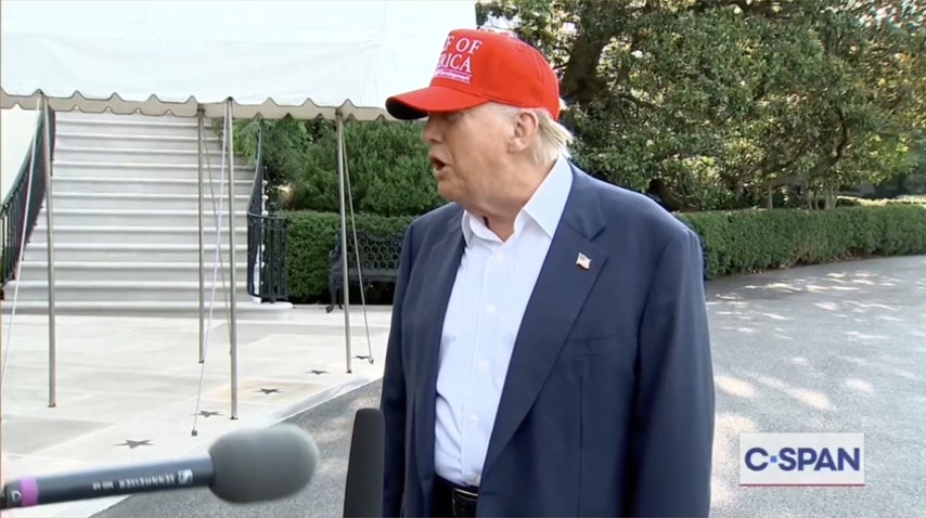 Q: Are you gonna deport Elon Musk? Trump: I don't know. We'll have to take a look