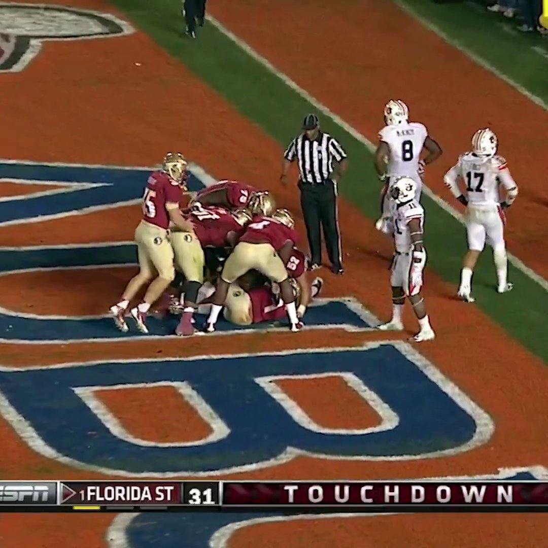 One of the greatest drives in college football history. The moment @FSUfootball won the 2013 national championship 🏆 #ACCNTakeover