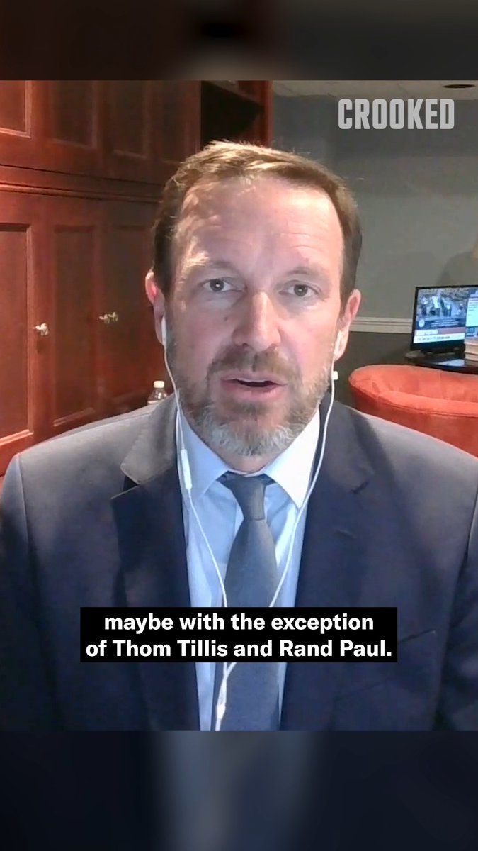 "This isn't a governing party anymore. This is a cult." – Senator Chris Murphy 🟧 on the Republican Party and Trump's bill. Watch more Pod Save America on YouTube.
