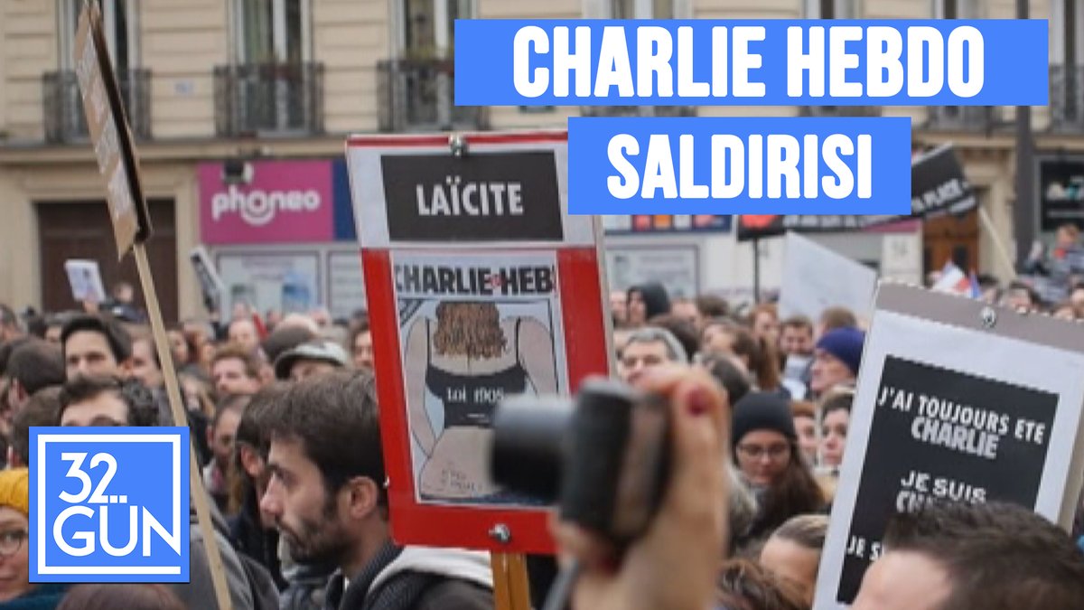 Charlie Hebdo Saldırısı ve Fransa'da Yaşananlar | 2015 Fransa'da yayımlanan haftalık mizah dergisine Yapılan saldırı 32.Gün'de #karikatür Tamamı: