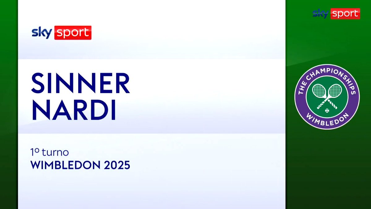 Sinner si aggiudica il derby con Nardi nel primo turno di Wimbledon: il numero uno del mondo vince 6-4, 6-3, 6-0