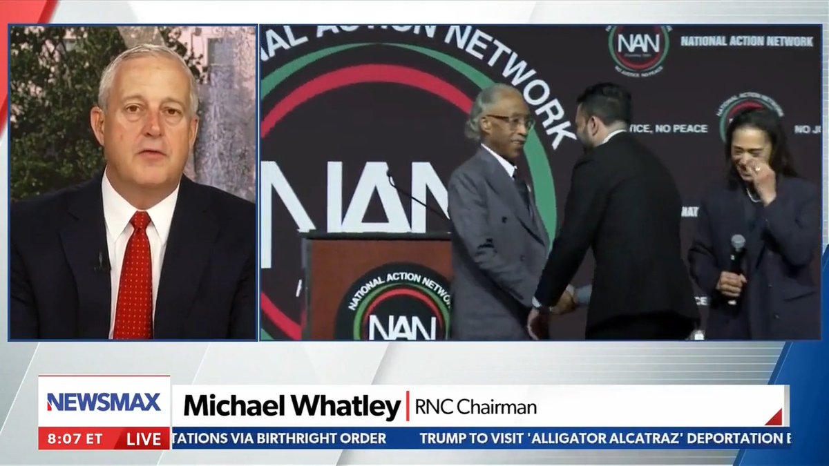 The American people "do not want a party that is open borders, inflationary spending, antisemitism, and a weak America, that's what the modern Democrat party has become." -RNC Michael Whatley