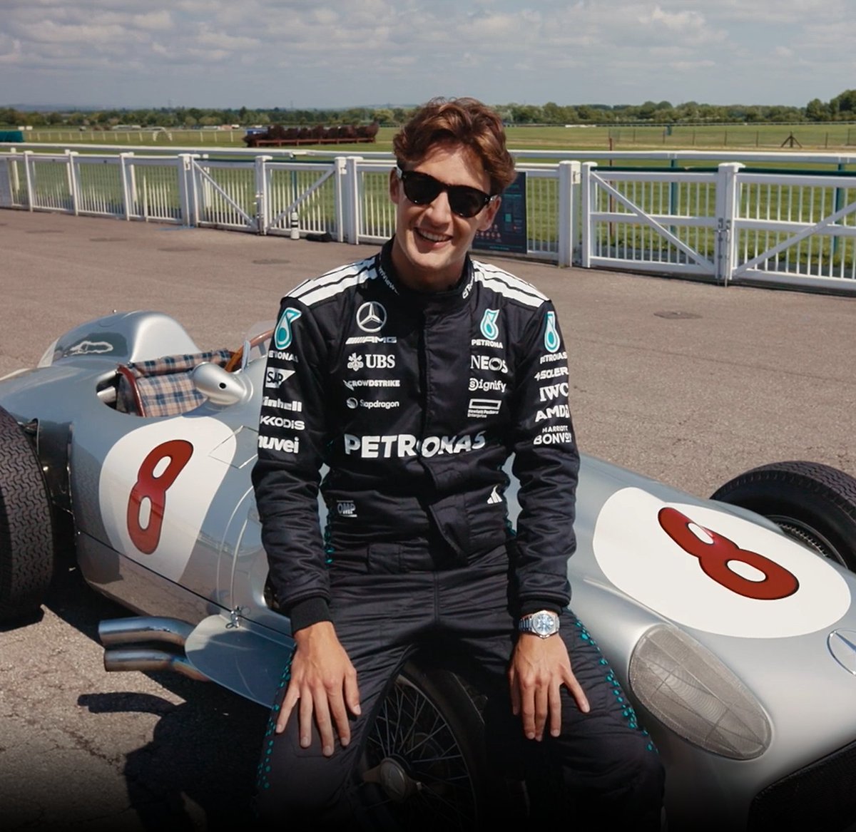 Driving the W196 = Speechless. A day George will remember for the rest of his life ❤️ Watch the full video 👇