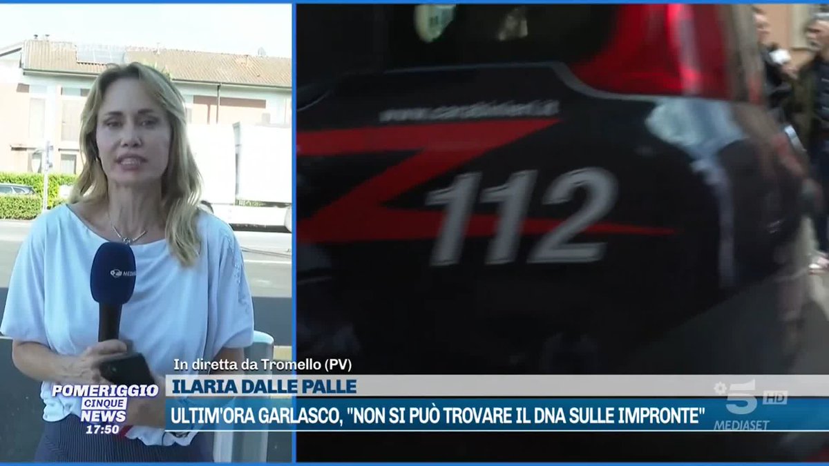 Ultim'ora #Garlasco: "Non si può trovare il DNA sulle impronte" #Pomeriggio5