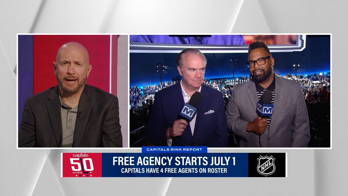 🔘 #ALLCAPS Dev Camp Day 1️⃣ 🔘 NHL Free Agency 🔘 A visit from propsect, Andrew Cristall Watch an all new #CapsRinkReport with John Walton, Tarik El-Bashir &amp; Katie Florio 🔴: