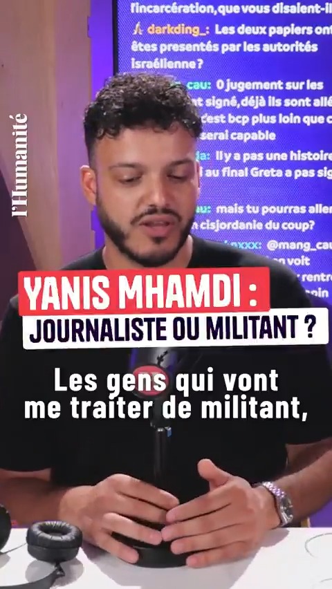 "Je suis 100x plus journaliste qu'eux." Yanis Mhamdi, journaliste chez BLAST, Le souffle de l'info, est parti documenter la traversĂ©e du Madleen (Freedom Flotilla Coalition). Des mĂ©dias comme CNews ont tentĂ© de le discrĂ©diter en le qualifiant de "militant." : il leur rĂ©pond. âĄïž