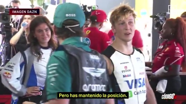 Lawson a Alonso tras la carrera: “Te juro que pensaba que eras más rápido”