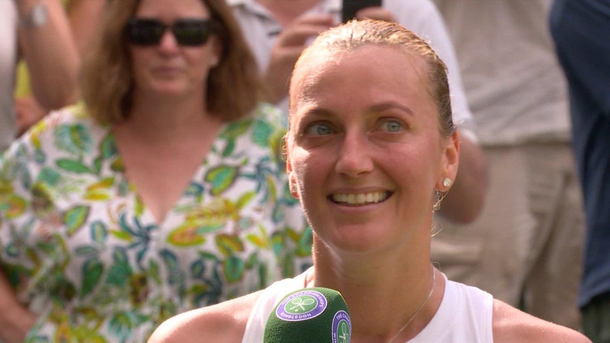 "This place holds the best memories I could wish for." ✨ Petra Kvitova says farewell to the #Wimbledon crowd