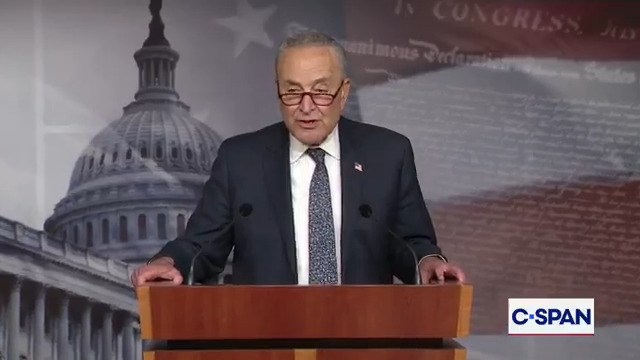 .Chuck Schumer: "Today, Senate Republicans betrayed the American people and covered the Senate in utter shame."