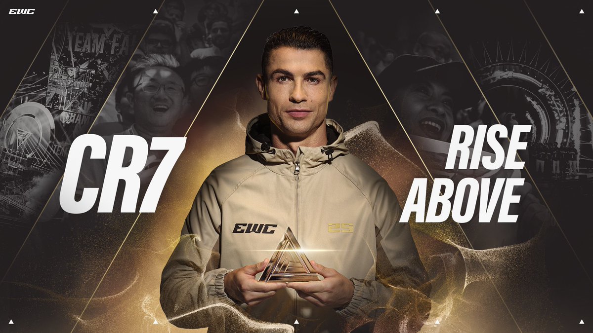 When the legend calls, you answer. Cristiano Ronaldo is challenging the 2000 athletes of EWC to Rise Above. July 7th — The Esports World Cup begins.
