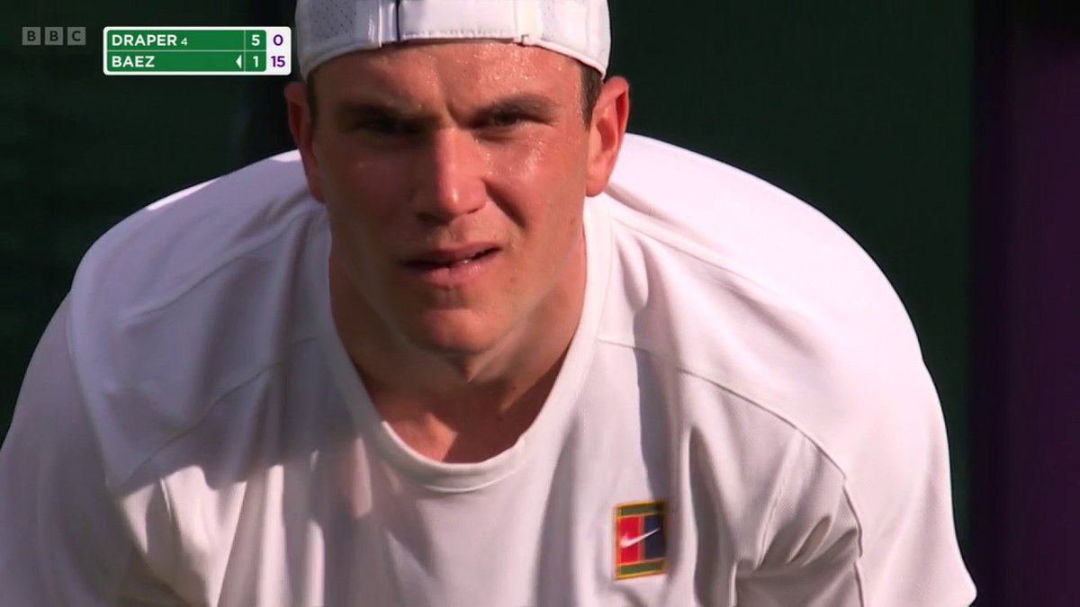 What a shot from Jack Draper 😮 The British number one takes the first set against Sebastian Baez ✅ Watch live on BBC Two and BBC iPlayer 📱 #Wimbledon