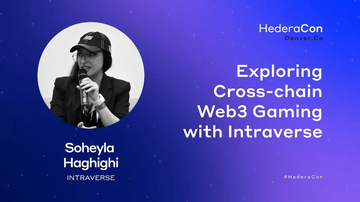 🎥 Intraverse CEO @soehaghighi explores the evolution of web3 gaming, from cross-chain innovation to onboarding the next wave of players. Hear about what’s changed, what’s ahead, and why the future of gaming is decentralized. 👇
