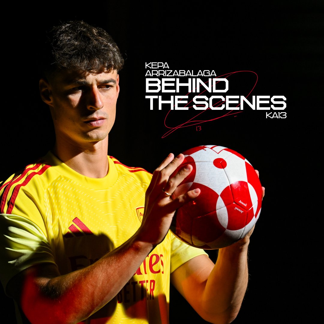 Stepping into The Arsenal 👊 Go behind-the-scenes as Kepa puts pen to paper 🖋️