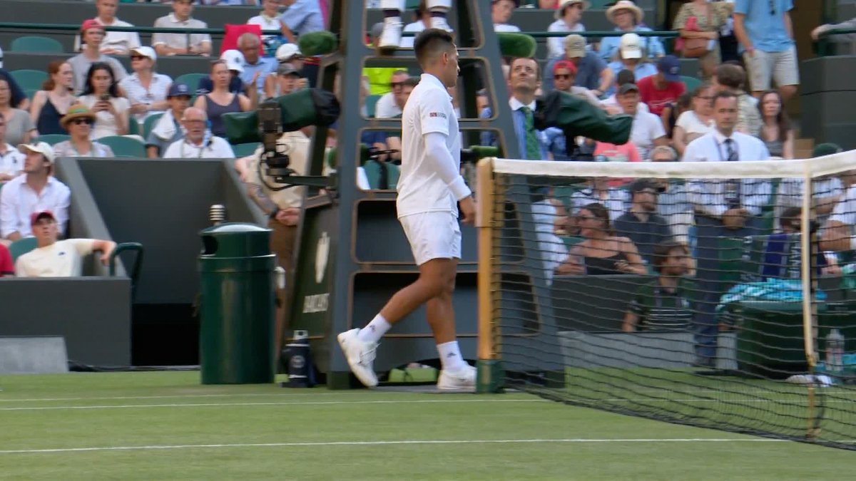 Jack Draper advances to the second round after Sebastian Baez is forced to retire with injury #Wimbledon