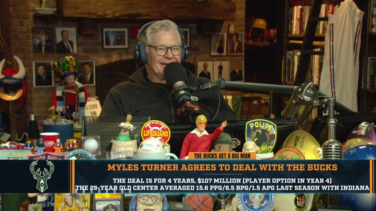 "Boy, this is tough. No Haliburton for most of the season, and now you lose Myles Turner to a rival — in the Milwaukee Bucks? That's a bad offseason." – DP recaps an unfortunate past few weeks for the #Pacers.