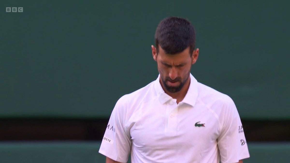 An early break for Novak Djokovic 💪 Watch him in action at Wimbledon on BBC iPlayer ⏬