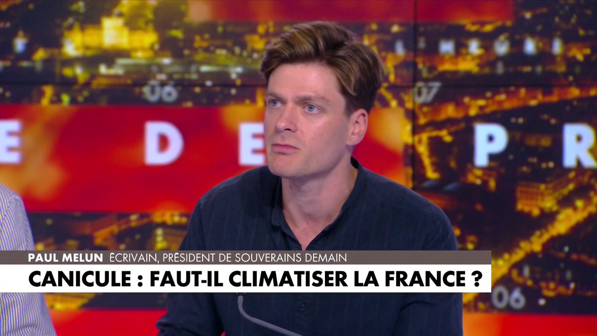 L’écrivain Paul Melun estime que «climatiser toute la France n’est pas une solution» face à la canicule et appelle à de meilleures «politiques urbaines» dans #HDPros2.