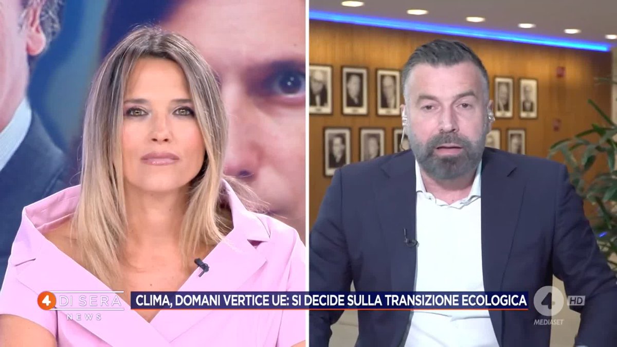 Alessandro San: "La destra del Governo Meloni non ha uno straccio di piano sull'adattamento climatico" Cosa ne pensate? #4disera news in diretta su #Rete4